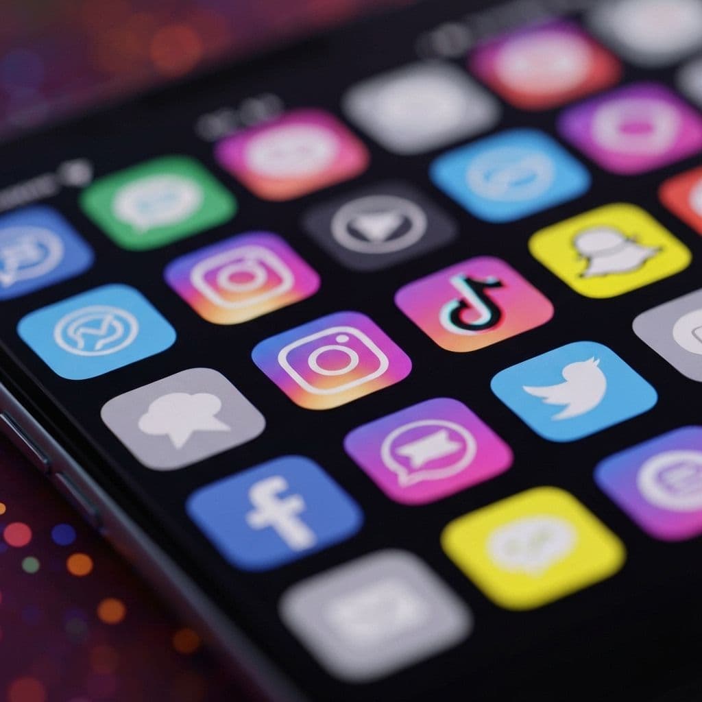 Social media marketing on mobile device